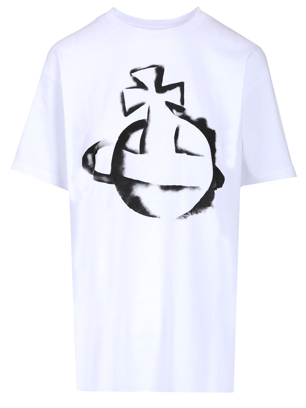 Vivienne Westwood Stencil Orb T-Shirt - White | 6501466dcb0391b68704e925fa0c5c2bda210e2f