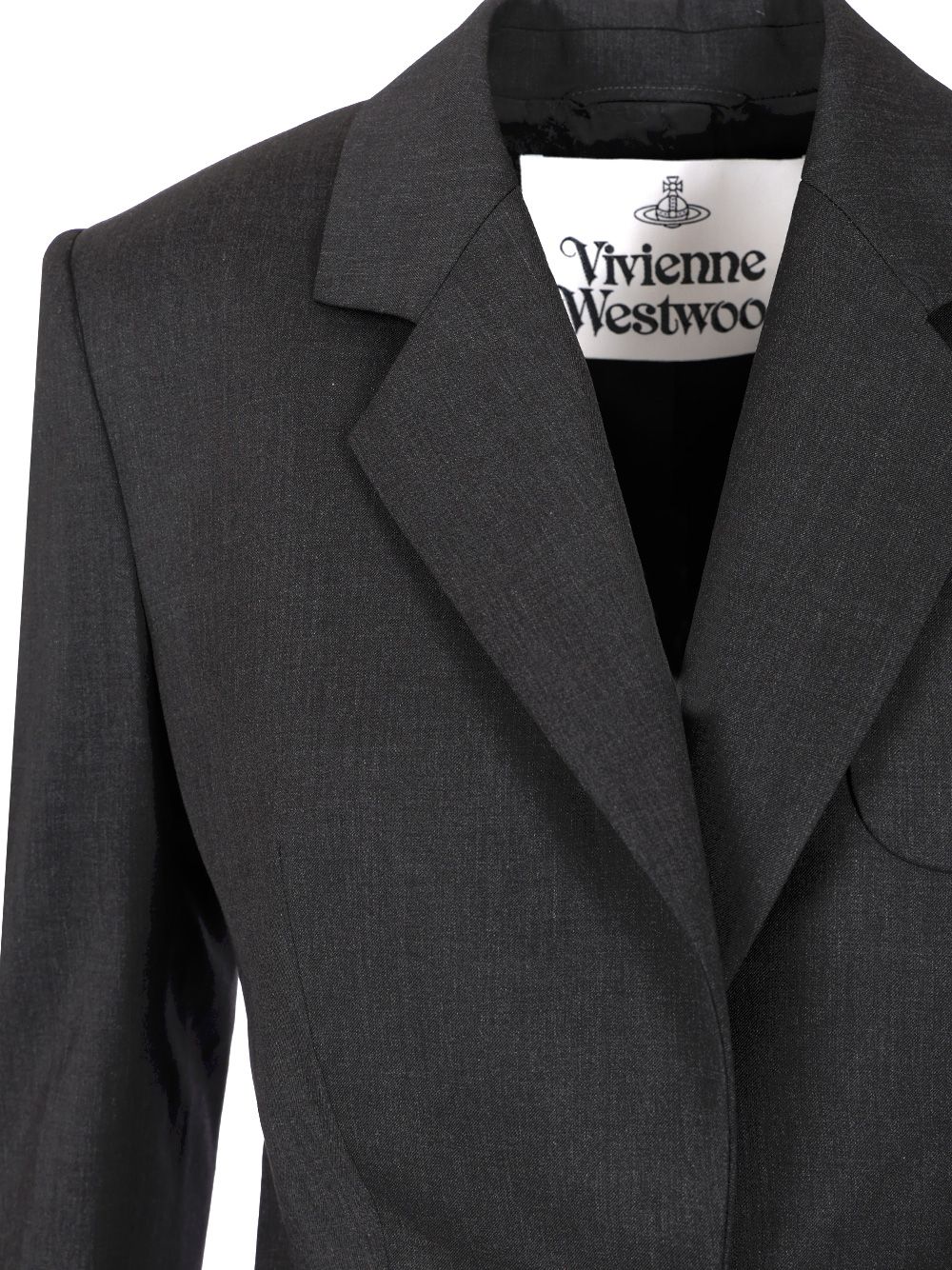 Vivienne Westwood Single-Breasted Blazer Jackets - Black | b99a62cbba1236466d037353606f52eb57f18738