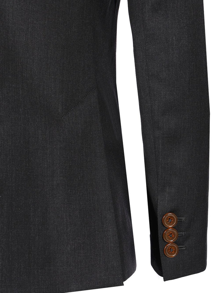 Vivienne Westwood Single-Breasted Blazer Jackets - Black | 09a4945b3f3af8d948ce9407b2c8fdb0673a79dd