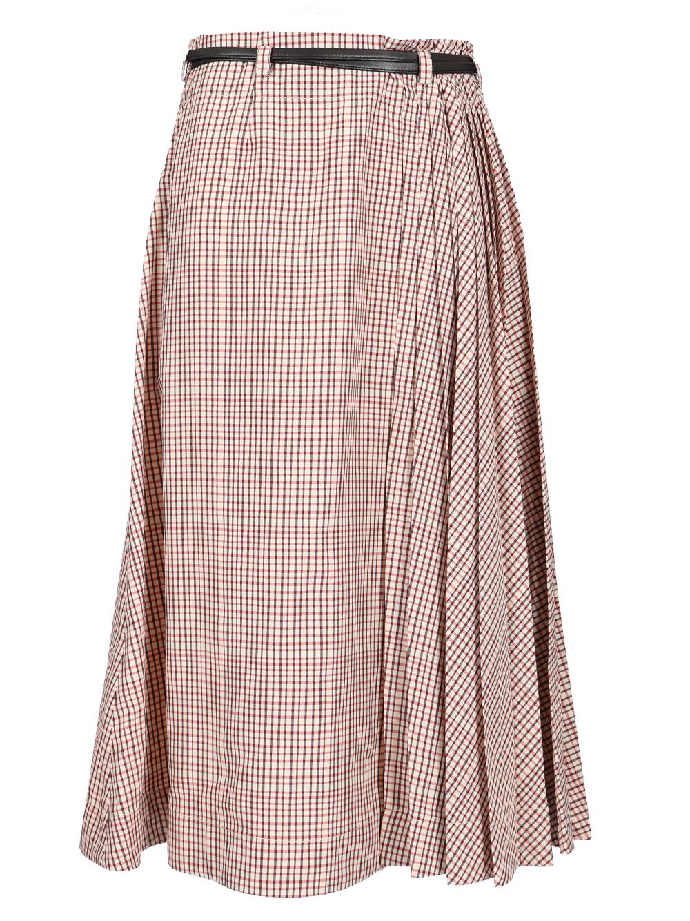 Bottega Veneta Checked Midi Skirt Skirts - Multicolor | 3b40252e1acc5f3c3f39e6184c8ba4bfb68e4b3c