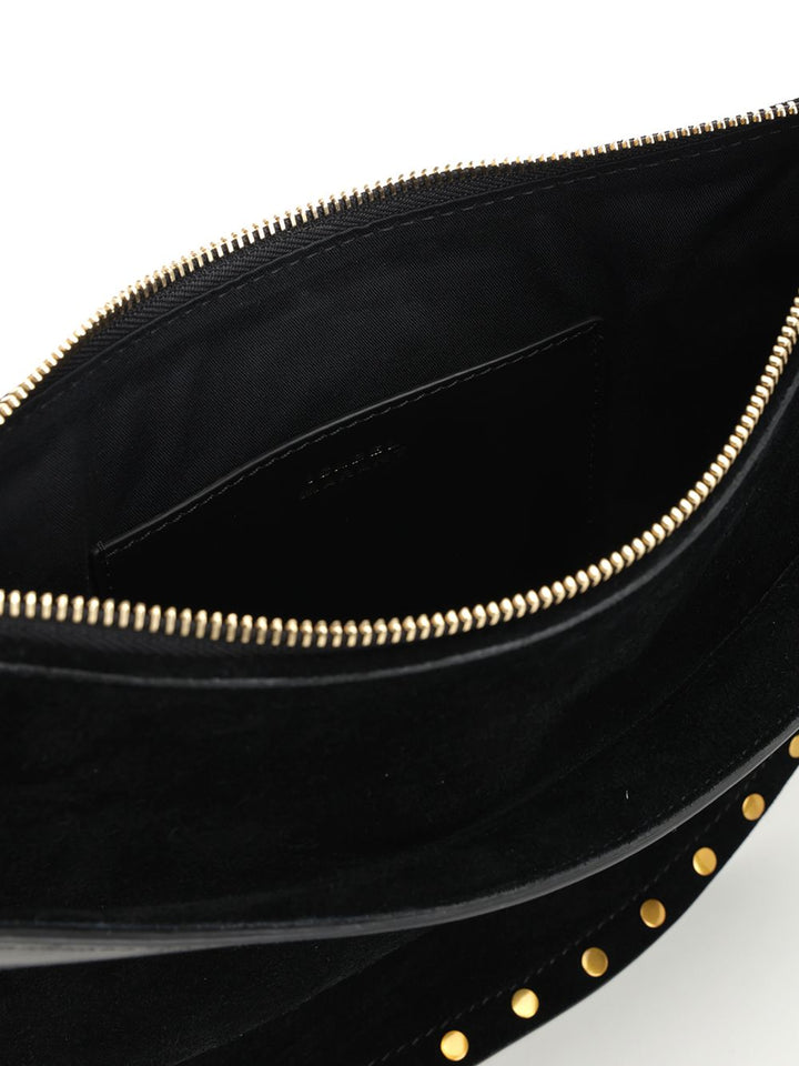 Isabel Marant Oskan Shoulder Bags - Black | 2ece50278dac37185417dfa6afb86e3ab111886c