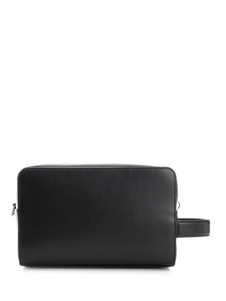 Off-White Beauty Case With Lettering Small leather goods - Black | b07179615b7add1399c6343856307678a2f7a535