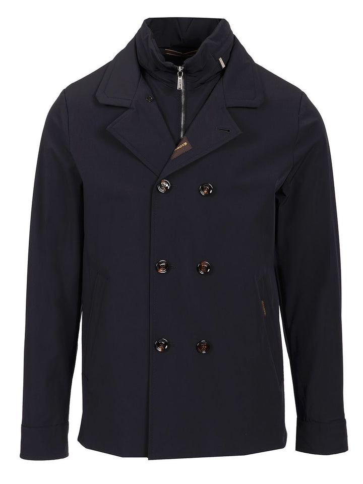 Moorer Volmer-Kn Coats - Blue | d57822a4a117d0519b39d917da96b17b6c36a6fb