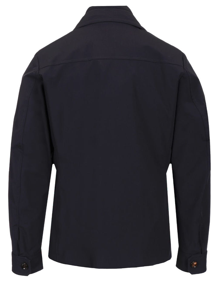 Moorer Volmer-Kn Coats - Blue | 8d98ba2148f531f56a33af74d06e74fda666d764