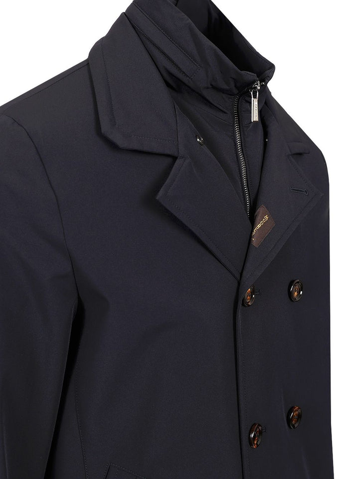 Moorer Volmer-Kn Coats - Blue | b9806fddd6013d9ce0535cdbdc2741cf79cb5767