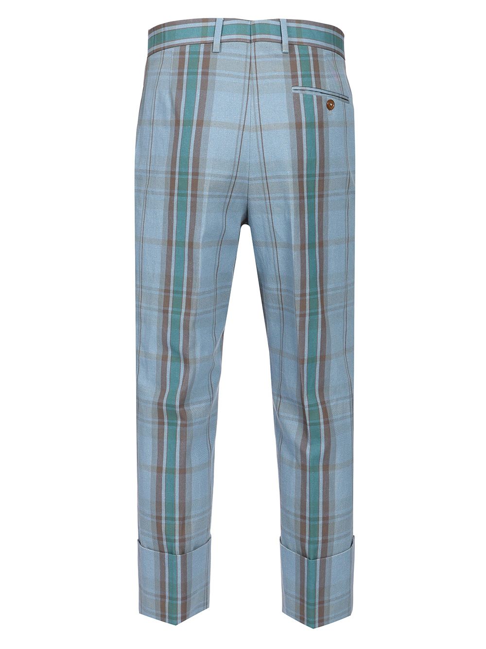 Vivienne Westwood Cropped George Trousers - Light blue | 2cff9875f49c82c82e8c99d9d6ca0f5980ea0bcf