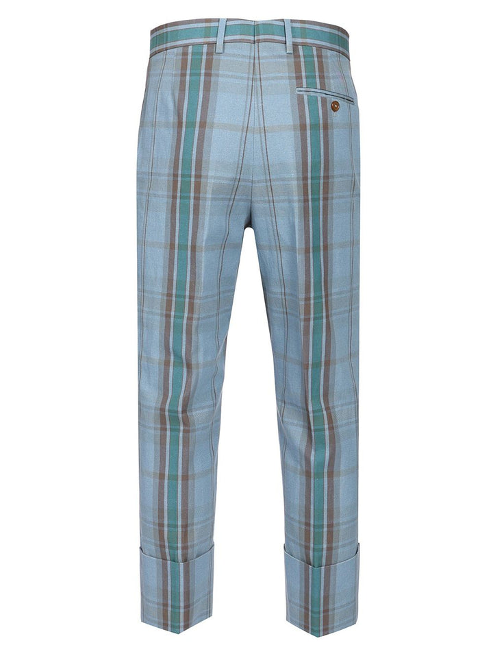 Vivienne Westwood Cropped George Trousers - Light blue | 2cff9875f49c82c82e8c99d9d6ca0f5980ea0bcf