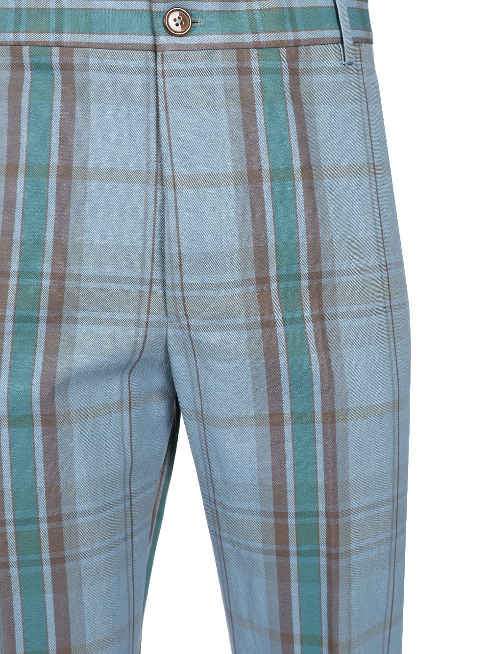 Vivienne Westwood Cropped George Trousers - Light blue | 13dad7ed253fc74b8790ea695f6a7859210357d7