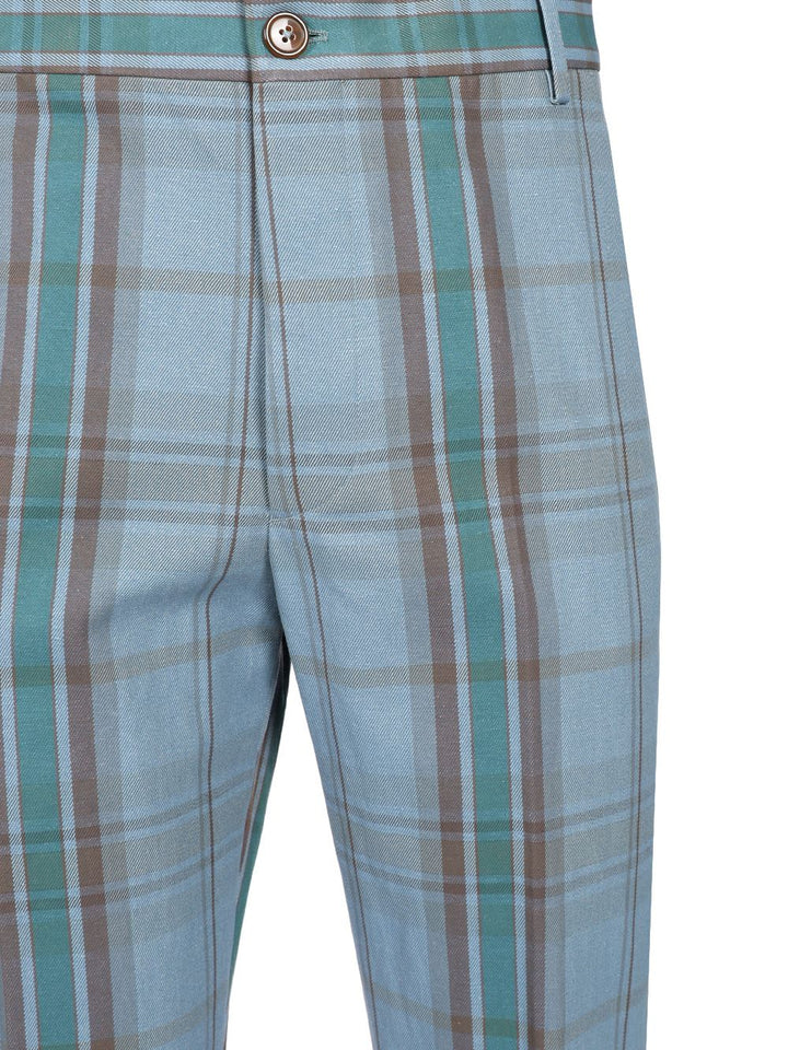 Vivienne Westwood Cropped George Trousers - Light blue | 13dad7ed253fc74b8790ea695f6a7859210357d7