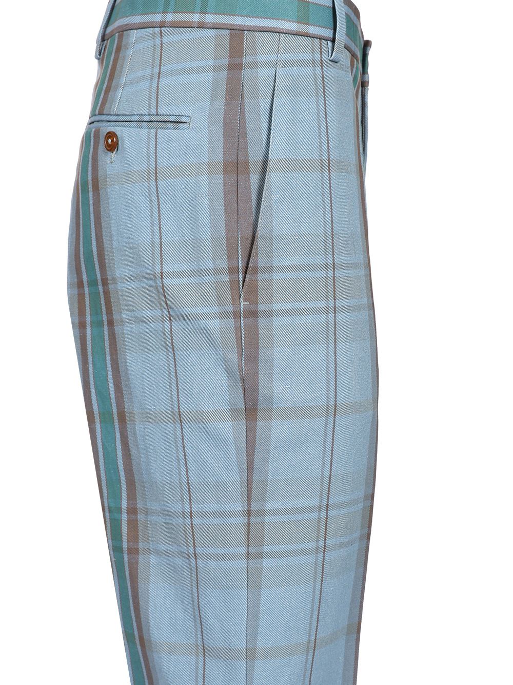 Vivienne Westwood Cropped George Trousers - Light blue | be54611ad6a53f5aac6a3c72b59ebccb8dc0598f