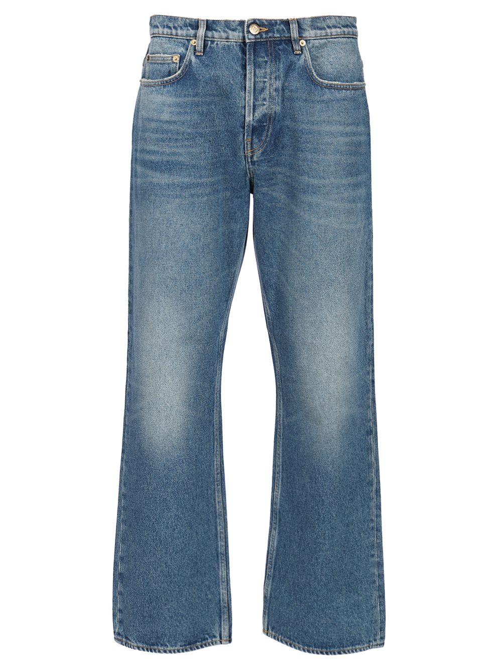 Golden Goose Deluxe Brand Loose Fit Jeans - Blue | 7b9aadd628359af46631363fef30fe421f8ace88