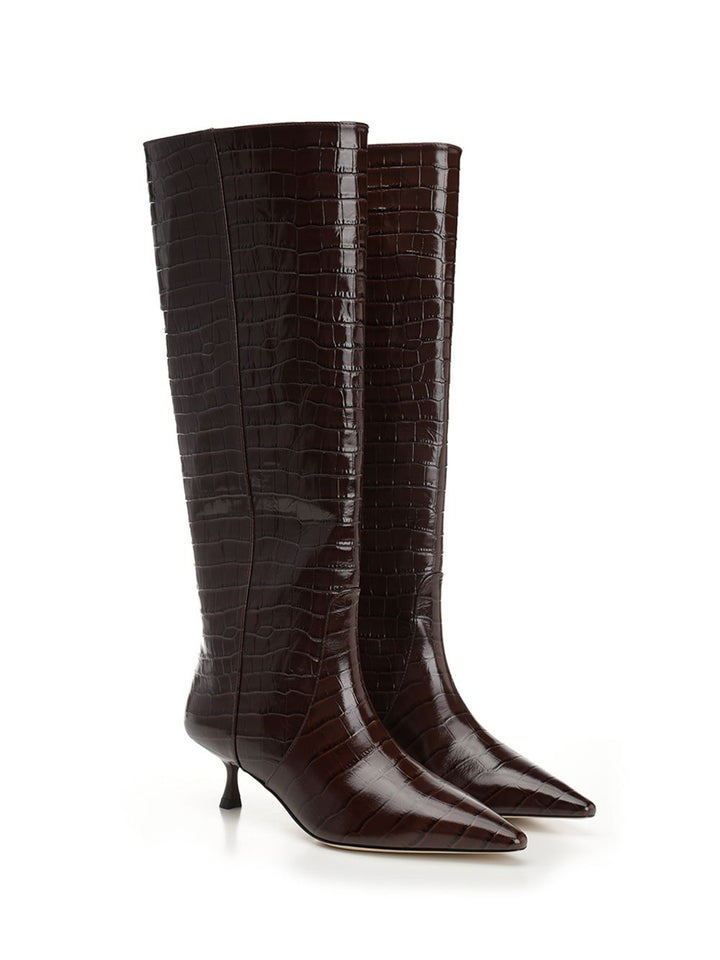 Stuart Weitzman Naomi 50 Boots - Brown | 9db7e4dfc5f48ee90b5c4d595ebd9748aeb3a05f