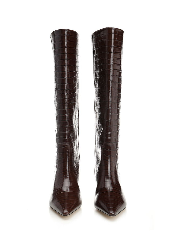 Stuart Weitzman Naomi 50 Boots - Brown | be0a3187bbdb1280952e2463a550d94172dcdb5e