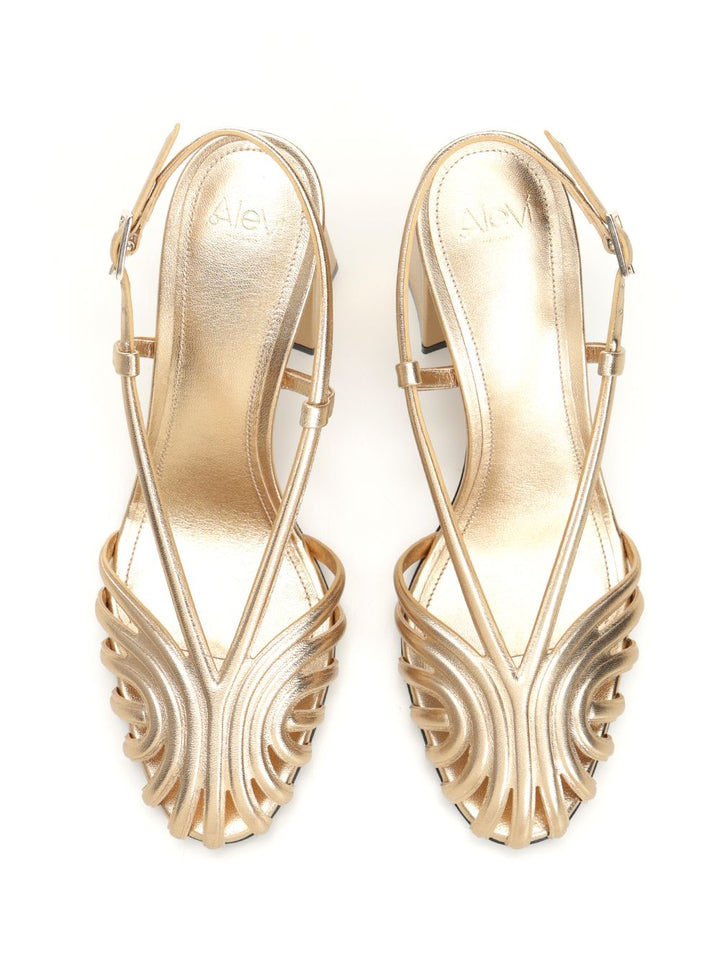 Alevi' Milano Marta Sandals - Gold | 755ba19da202cb8b01b8c6465f8246371faebaf8