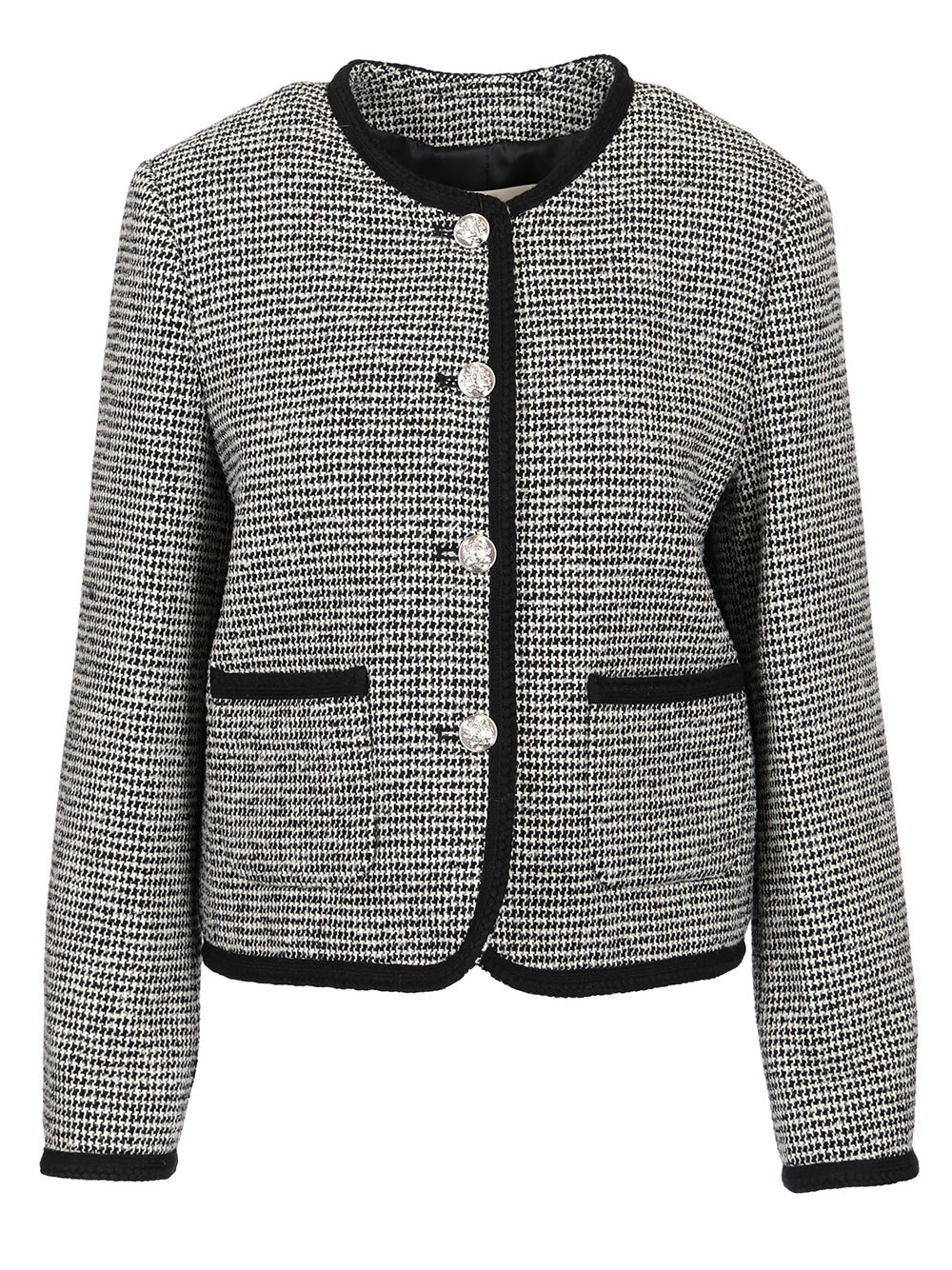 Dunst Boucle Tweed Jacket Jackets - Grey | ba89d7a05a81c7e2d63a5cd09f632ba74ca1a630