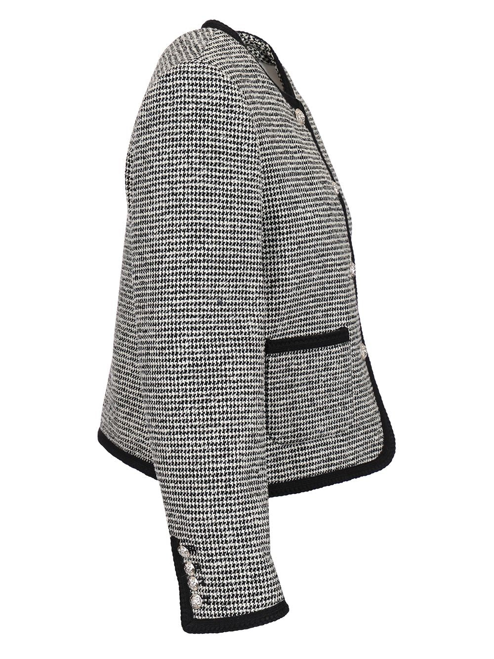 Dunst Boucle Tweed Jacket Jackets - Grey | d9e53ecca46c4943376d1b18a29091d178106d82