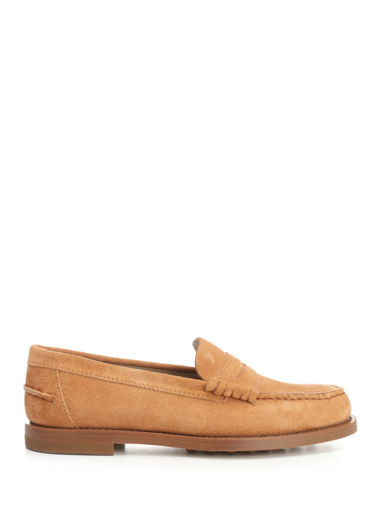 Suede Moccasins Scarpe Basse Brown