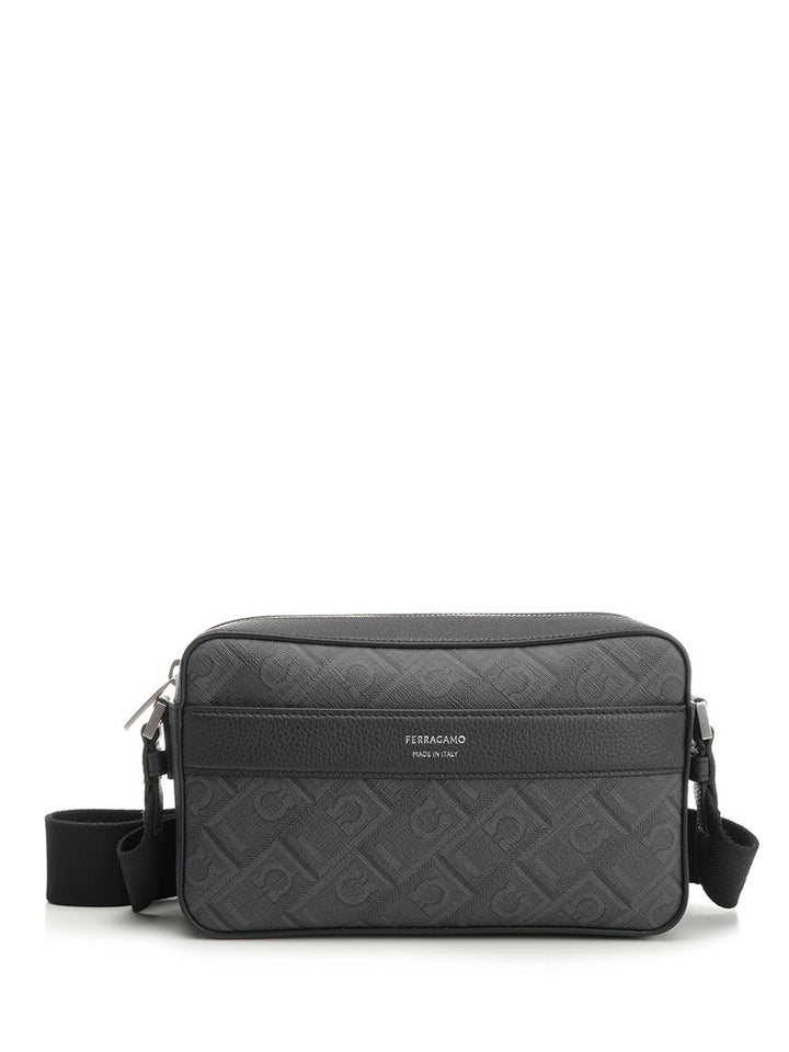 Ferragamo Ferragamo Monogram Shoulder Bag Handbags - Black | d3f7493e975166399ff72b038d04f766a961f596