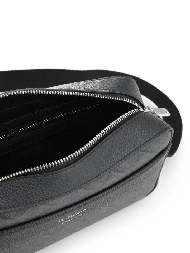 Ferragamo Ferragamo Monogram Shoulder Bag Handbags - Black | d91aa84590cece281a6d777ddcacc09f7ae94627