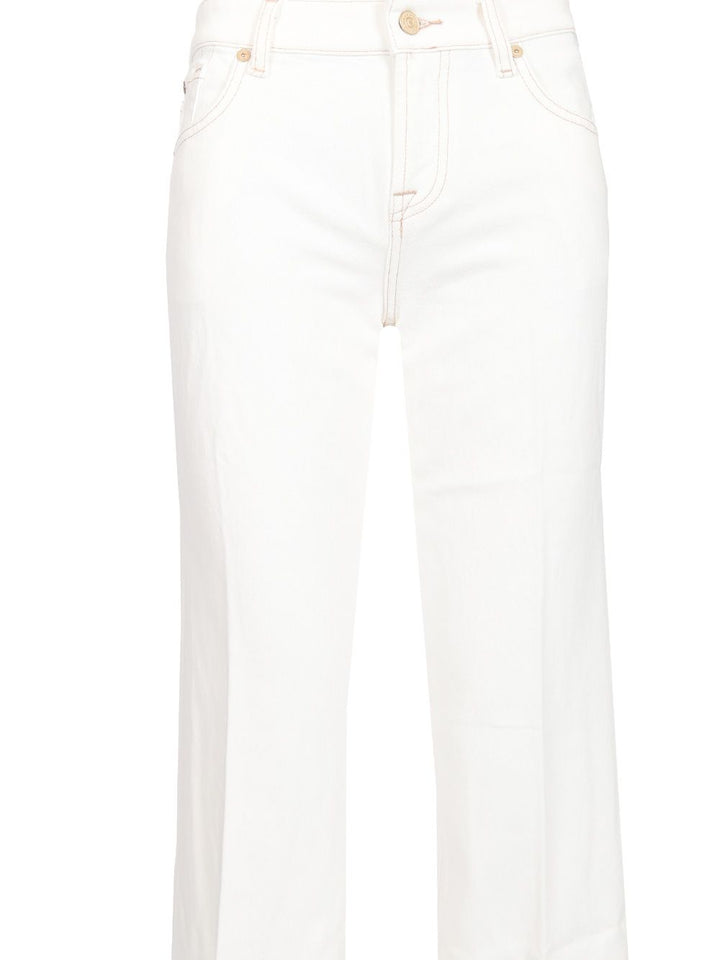 7 For All Mankind Calie Jeans - White | 50c4ee6a7b5fa44d40e9c32d43947e2f89bf7713