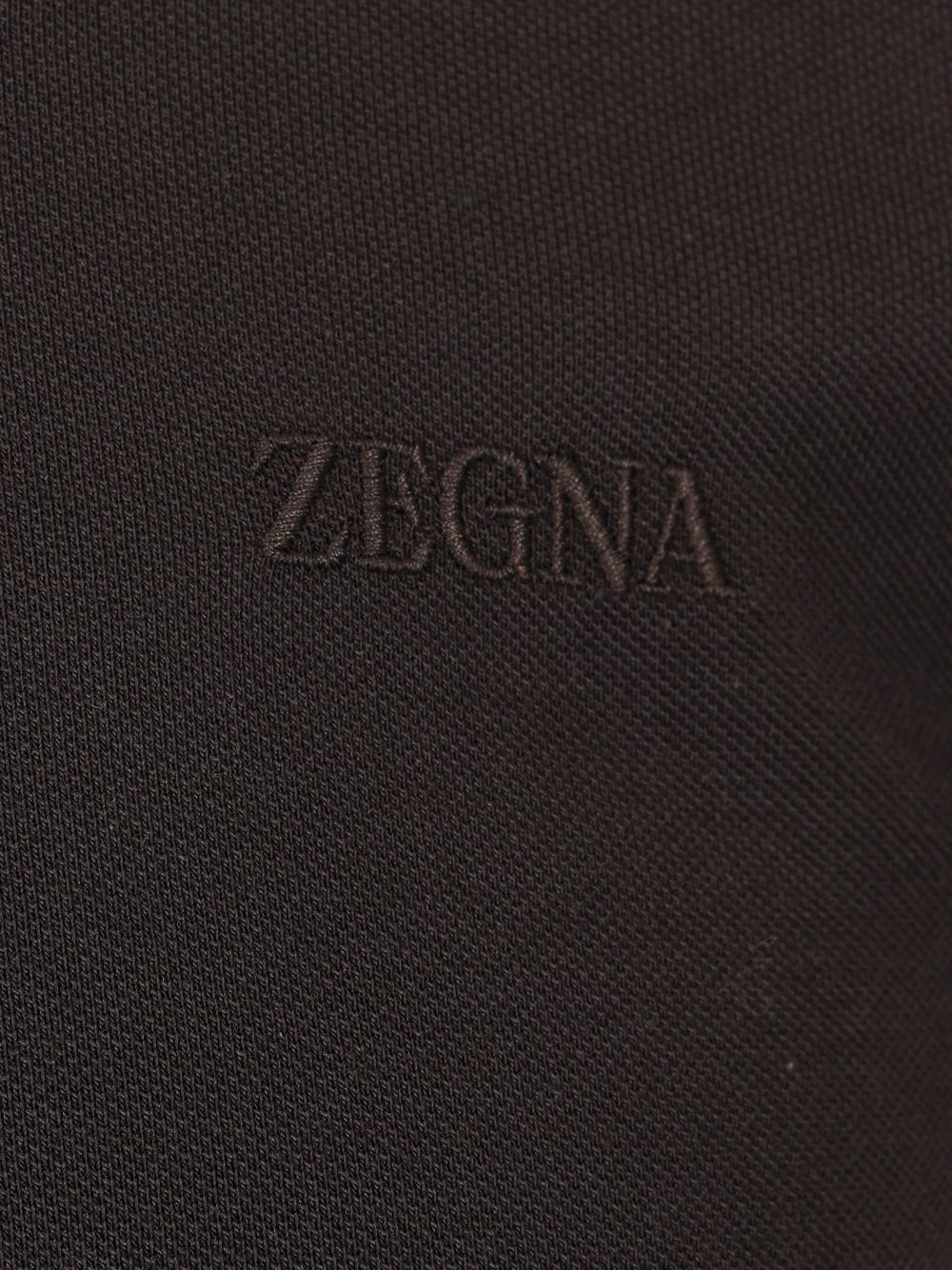 Ermenegildo Zegna Black Stretch Cotton Polo T-Shirt - Black | cb309db360de936b5aadcc37112b7acb955913a1