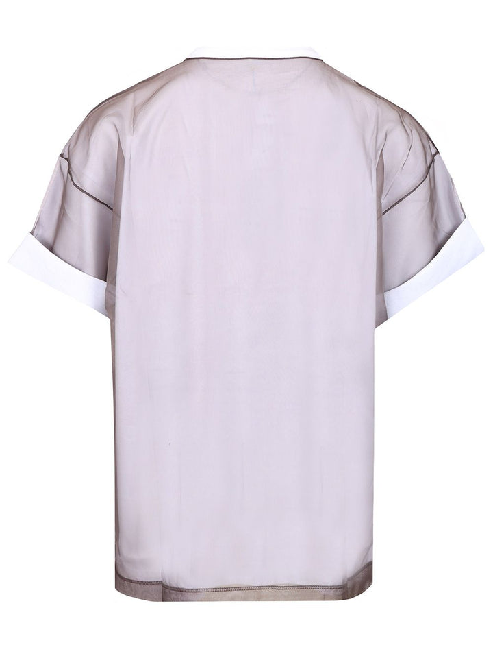Dries Van Noten Cotton Blend Jersey T-Shirt - White | 27ec036e49346f74fa1e08acc8ddac64b2f5dacf