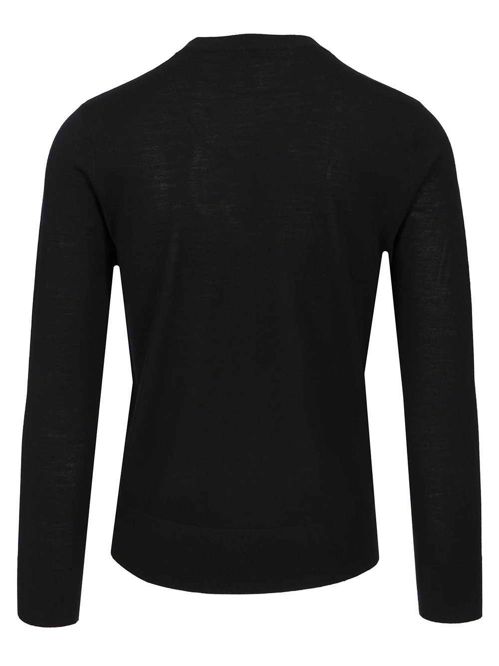 Dries Van Noten Merino Wool Sweater Knitwear - Black | cb9d27e32c69cfde06df12d207242dcb4a856280