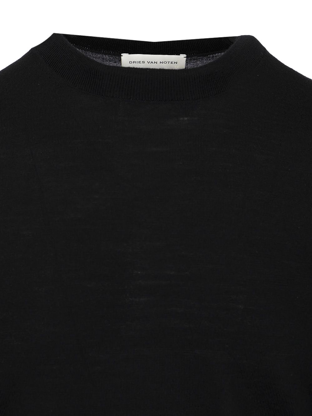 Dries Van Noten Merino Wool Sweater Knitwear - Black | 4512f335e2d21c0734acf92ef1c1527ec9b10669