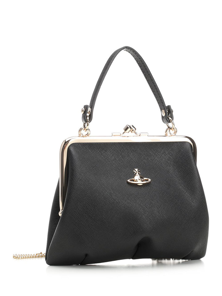 Vivienne Westwood Granny Frame Handbags - Black | a3c31e22f477224f7f97277d4403ede8d21383da