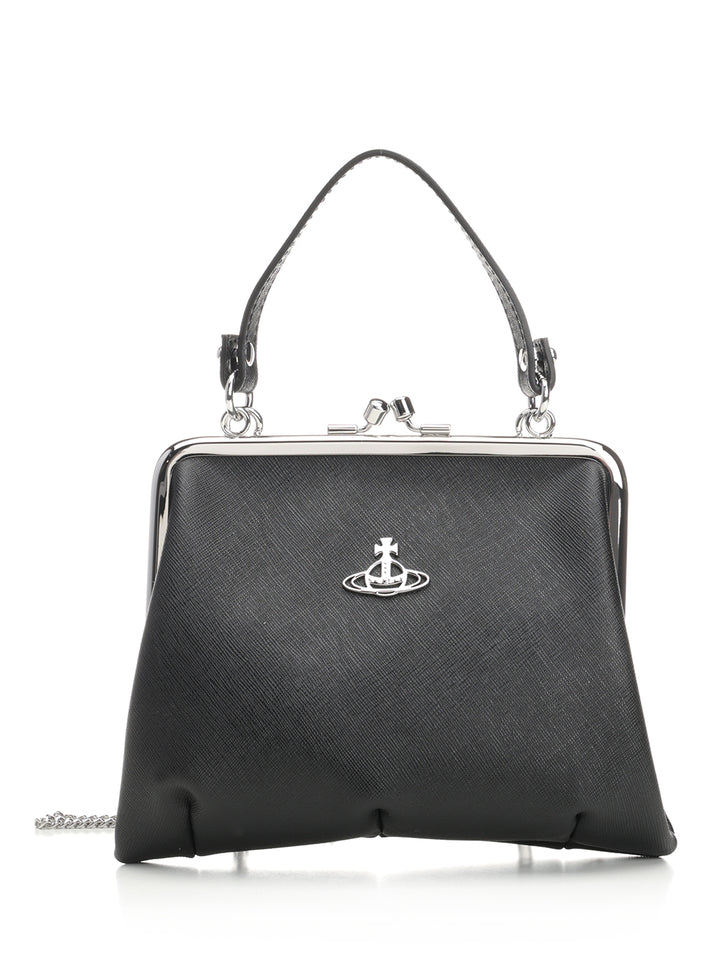 Vivienne Westwood Granny Frame Handbags - Black | a3e2cc59a7f0a12be86b37836f993db4016d9741
