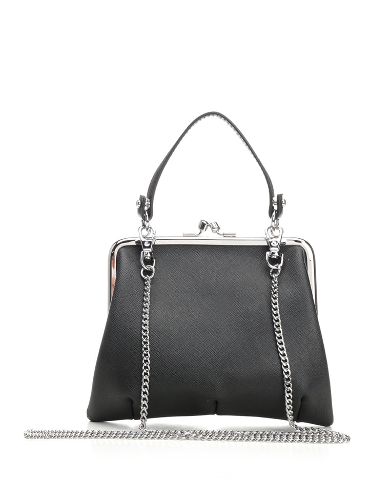 Vivienne Westwood Granny Frame Handbags - Black | 0353008ac2a404a5fea890e86b195fc1652dfc6f
