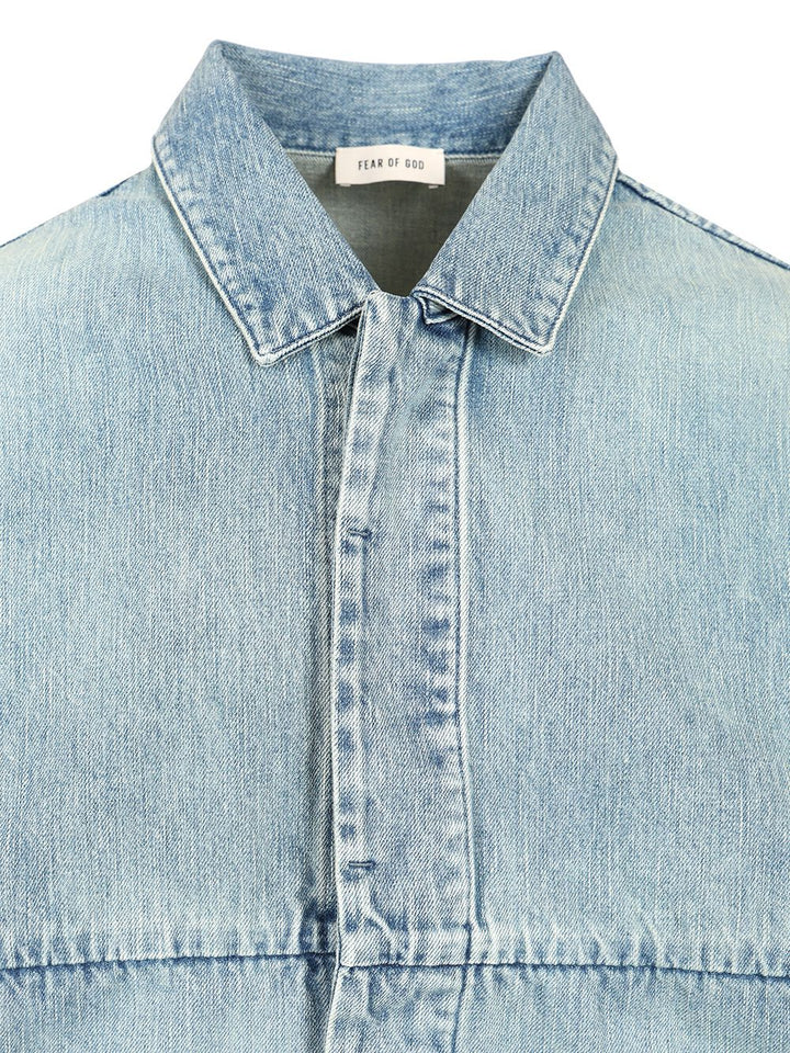 Fear Of God Trucker Jackets - Light blue | 98651bca8714a44c7aefafdbbf500d15125e6147