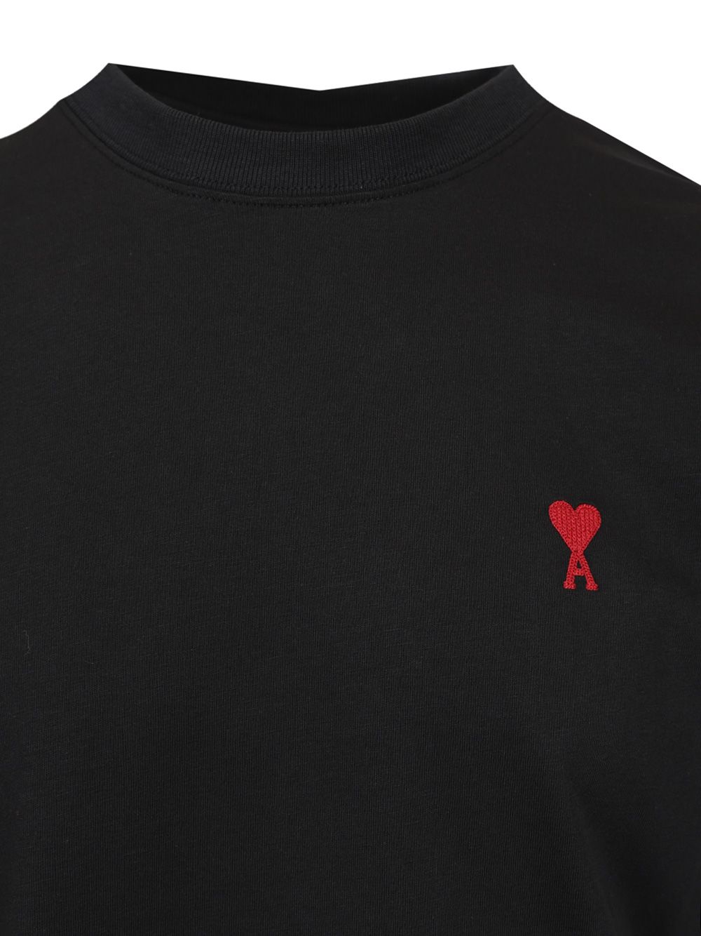 Ami Cotton T-Shirt - Black | 1f1a49c529a35920d12abf0b99143c6600a6fb93