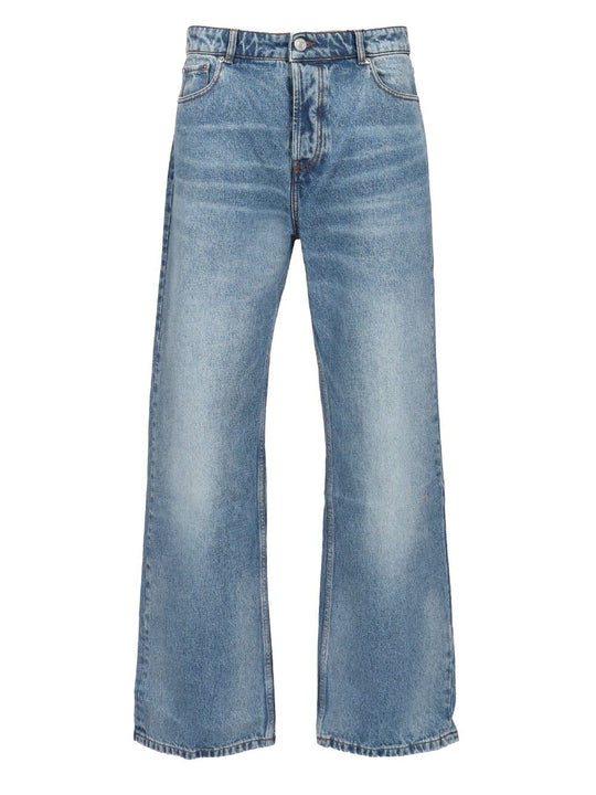 Wide-Fit Jeans Blue