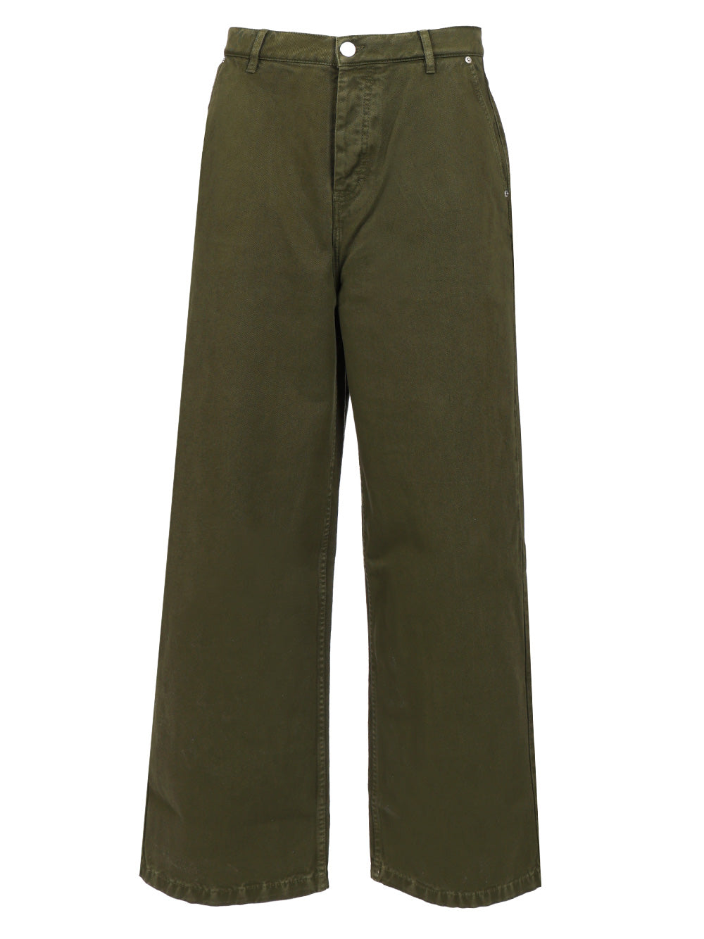 Ami Dark Green Cotton Jeans - Green | dd3c0a1fe65e627b9c2a714f1322ccd6e71b2e99