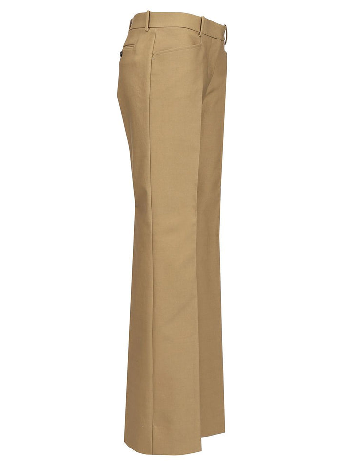 Tom Ford Flared Tailored Trousers - Green | 4452f2d9afc456b37cd483e2d205ddccc192642c