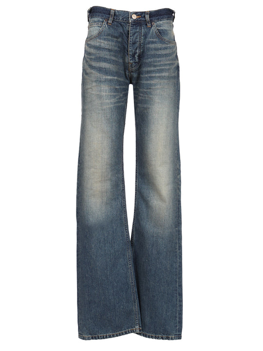 Straight Leg Jeans Blue