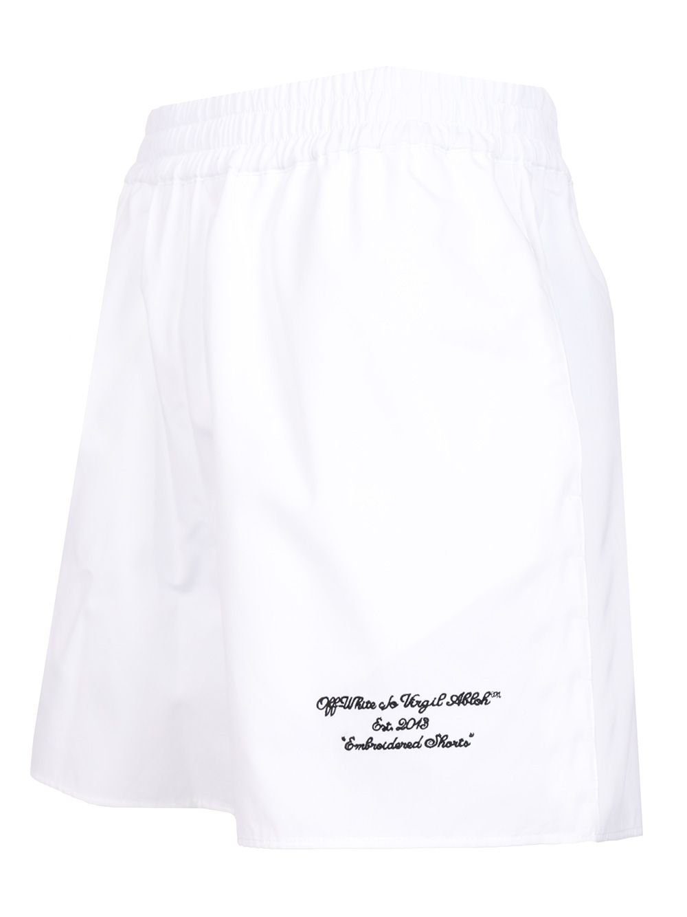 Off-White Popeline Shorts Trousers - White | 2b450b02902abe436a981a9c5f39e364fc224aca