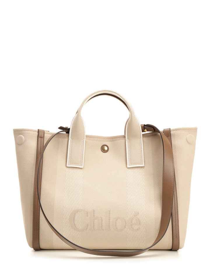 Chloe' Chloé Carry Handbags - Beige | 99850767f6c6be59a8a195a5fc37429fc0c9c159