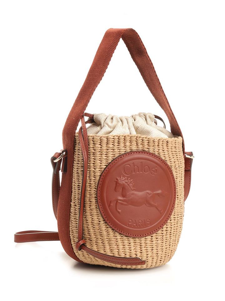 Chloe' Horse Medal Shoulder Bags - Brown | e04a5cb3ec5e2406cc03d66be4cc76a48b0bef64