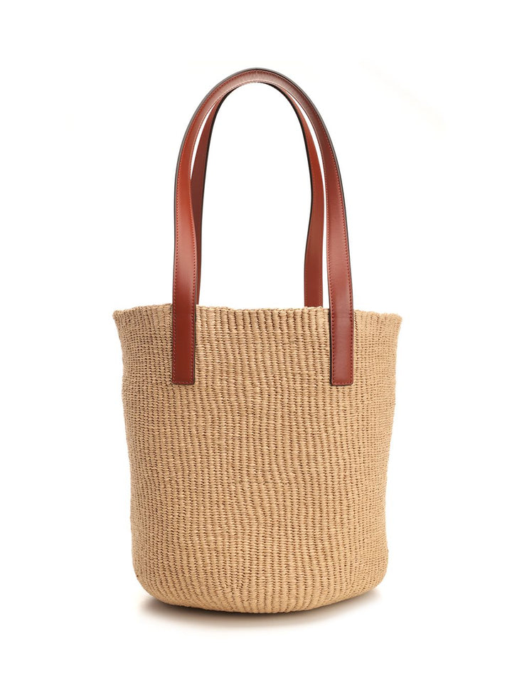 Chloe' Horse Medal Shoulder Bags - Beige | ef28a5c779998c9b734c797a2c578f435f437d46