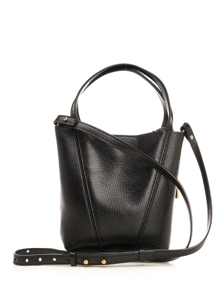 Chloe' Chloé Spin Shoulder Bags - Black | a88623f79ff2a5b90d61c17109826cabd6524676