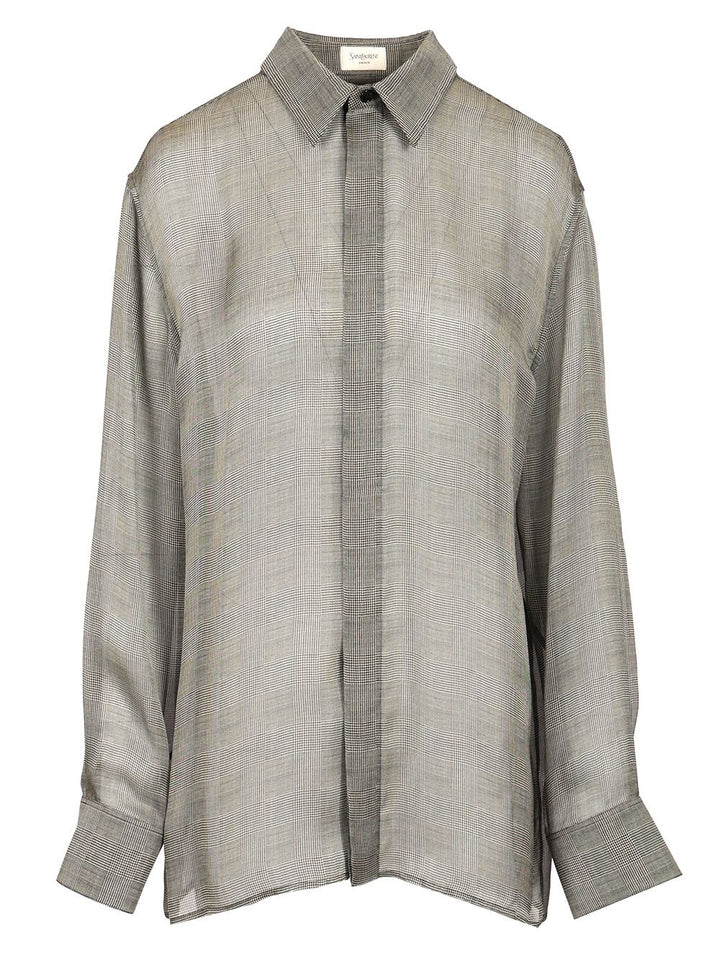 Saint Laurent Silk Shirt Shirts - Black | ffb787aaa152362d03d19b174b0487e246102668