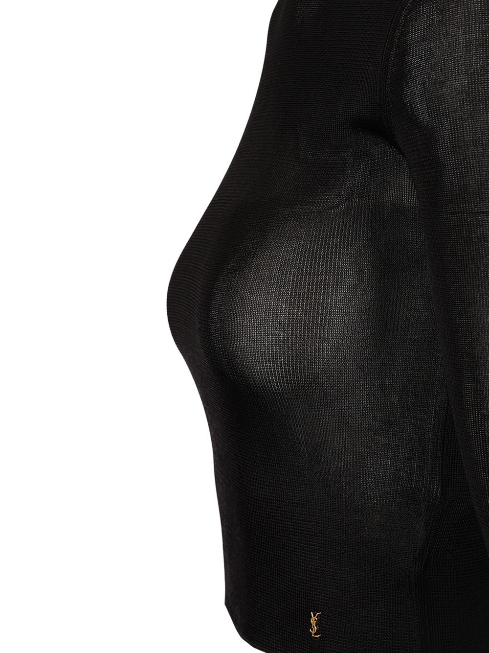 Saint Laurent Cassandre Tops - Black | 7b143d1b5221f906f3c52e9ceee4d5042b242d9a