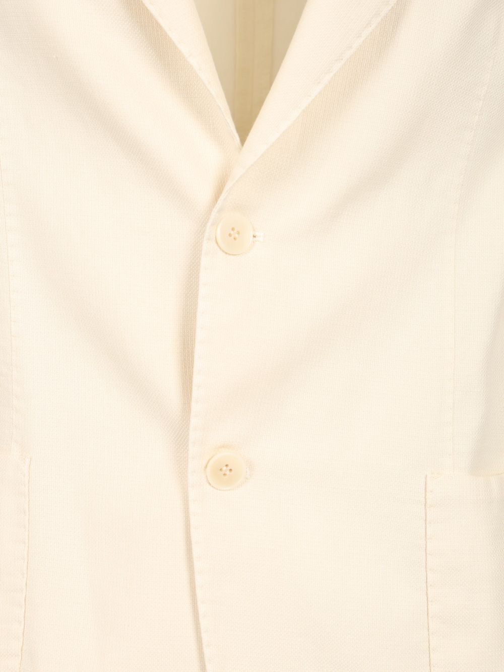 Guarinucci Cotton Linen Blazer Jackets - White | 0292523783d8aa58b83a16ef0b79520783acc8d9