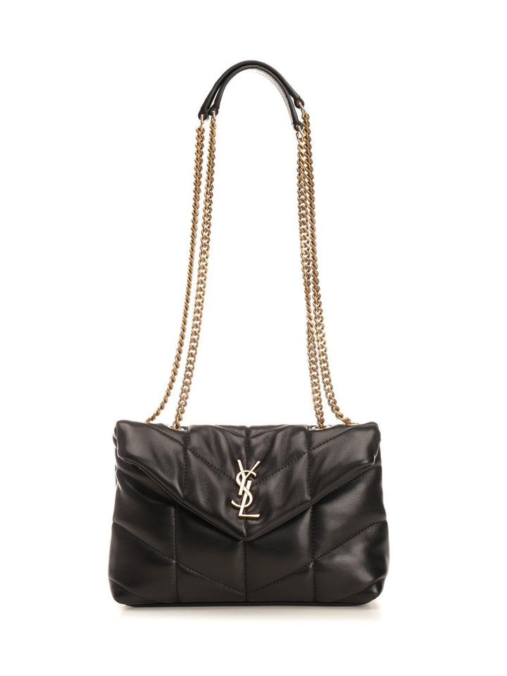 Saint Laurent Puffer Ysl Mini Bag Monogram Gold Chain Light Musk Small leather goods - Green | 4cd761476e0349d8257dbd14f7ab14f177aea007