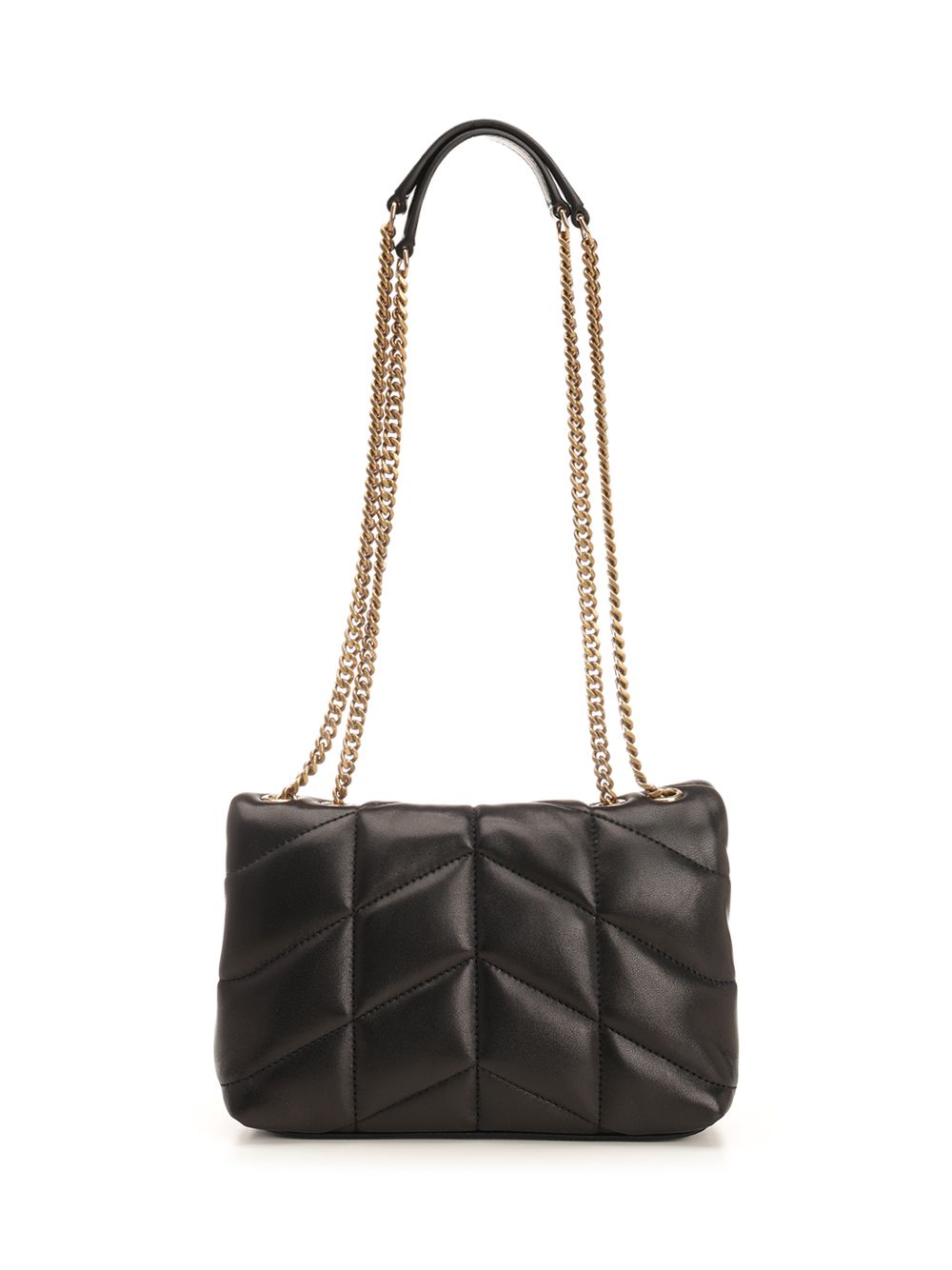 Saint Laurent Puffer Ysl Mini Bag Monogram Gold Chain Light Musk Small leather goods - Green | 95c262618e0a828bcdea6ad5c0f329d26ffb466e