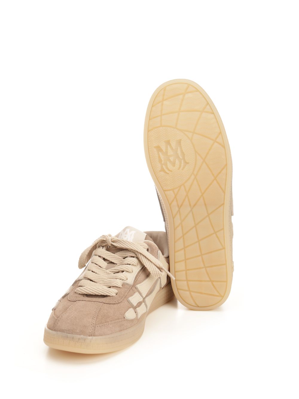 Amiri Pacific Bones Sneakers - Brown | 9479ff4cf8f56403690b87b49699ec4fd0d95fa9