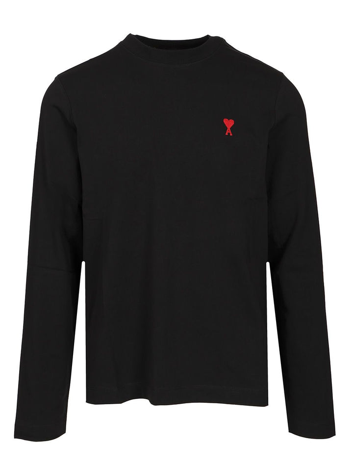 Ami Long-Sleeved T-Shirt - Black | 78b5dc563c1d9d8110ee29cf17309b99897df7c1