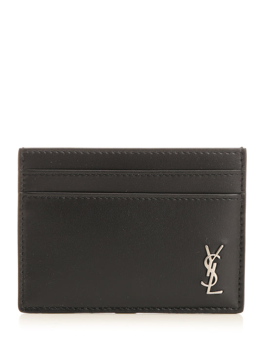 Tiny Cassandre Card Holder Wallets Black